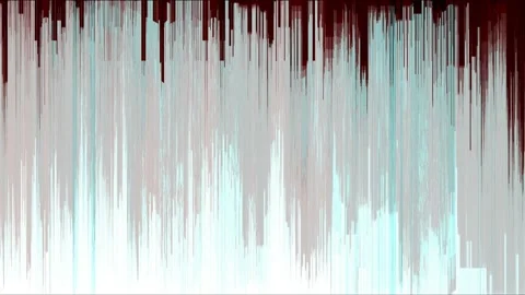 Brown vertical lines, stripes, pixelated screen, white background, loop Stock Footage 118432935