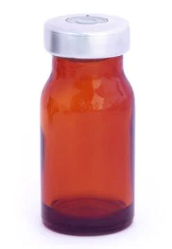 Brown vial Stock Photos