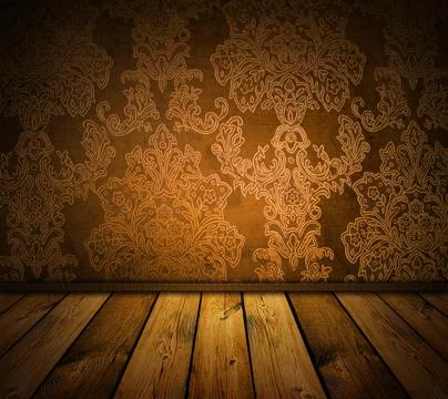 Brown vintage interior dark sharp brown vintage interior Copyright: xZoona... Stock Photos