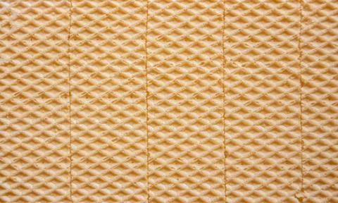 Brown wafers texture, surface closeup abstract background Stock Photos