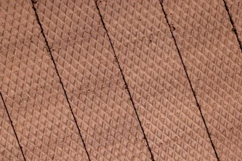 Brown waffle surface creating geometric food background pattern Stock Photos