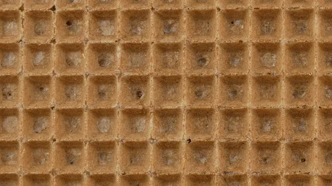 Brown waffle texture Stock Footage 102187979
