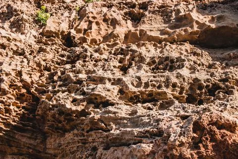 Brown wall texture. Stone background. Rock texture. Grunge Rough structure. A Stock Photos