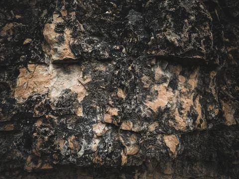 Brown wall texture. Stone background. Rock texture. Grunge Rough structure. A Stock Photos