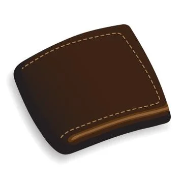 BROWN WALLET Stock Illustration