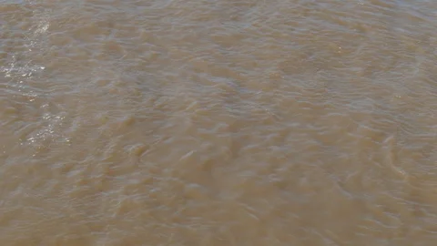 Brown water surface, Background Image Stock Footage 126500972
