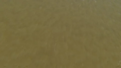 Brown water surface, background image, top view, Germany Stock Footage 305149616