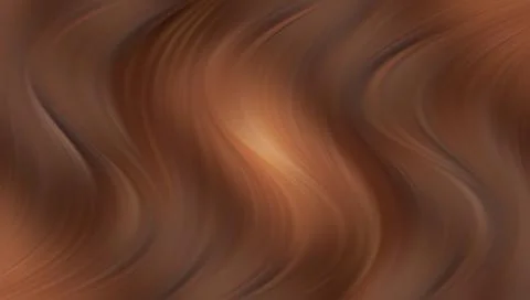 Brown wavy abstract background with smooth curves and warm light Stock Illustration