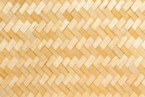 Brown weave pattern from nature material as natural background Foto stock