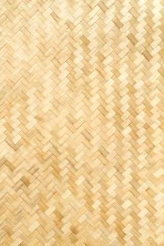 Brown weave pattern from nature material as natural background Stock Photos