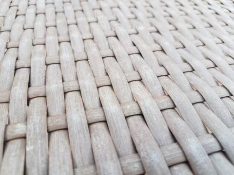 Brown wicker surface or table up close 스톡 사진