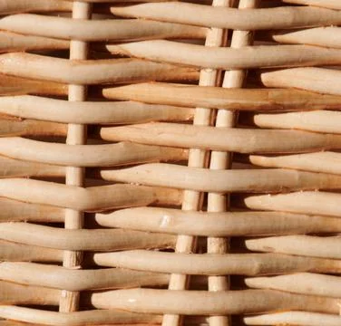 Brown wicker thread Stock Photos