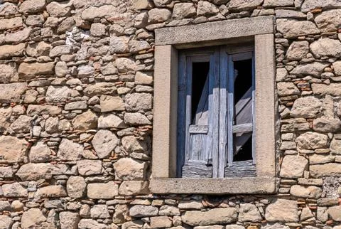 The brown window Stock Photos