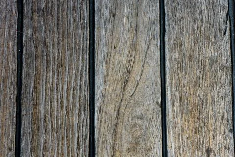 Brown wood bench close up structure view Stock Photos