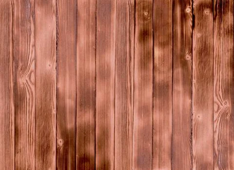 Brown wood plank texture background. top view Stock Photos