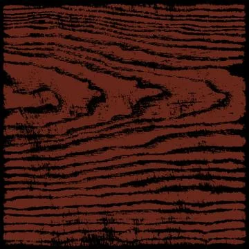 Brown wood texture background in square format Illustrazione stock