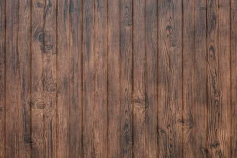 The brown wood texture with natural patterns Stock Photos