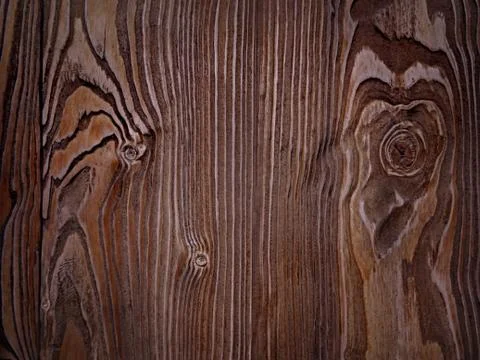 Brown wood texture. Stock Photos