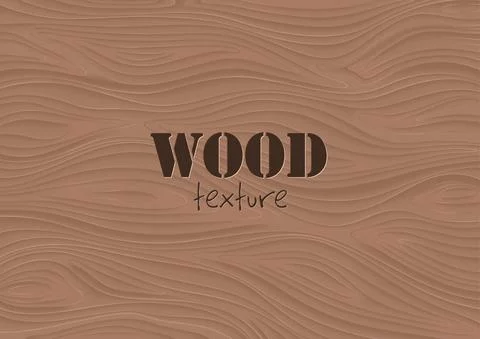 Brown Wooden Background Stock Illustration