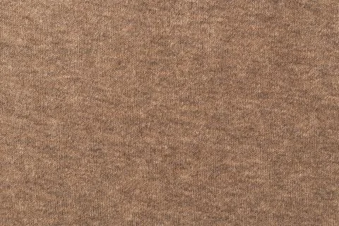 Brown wool knitted fabric texture background Stock Photos