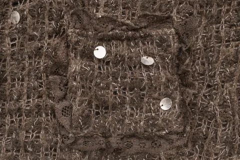 Brown wool patch closeup Fotos de archivo