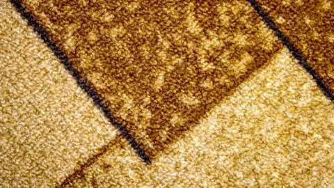 Brown wool rug, wool, woven rug, rug material,animation. Stock Footage 306976923