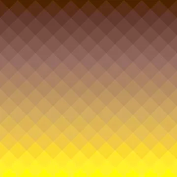 Brown yellow gradient contour abstract 3d geometrical cubes seamless pattern イラスト素材