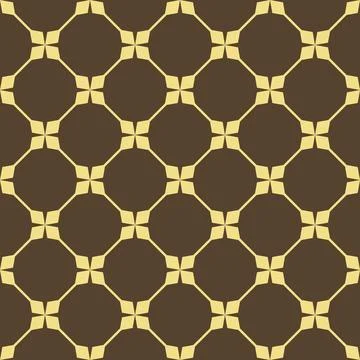 Brown yellow tiny geometric stripes Stock Illustration