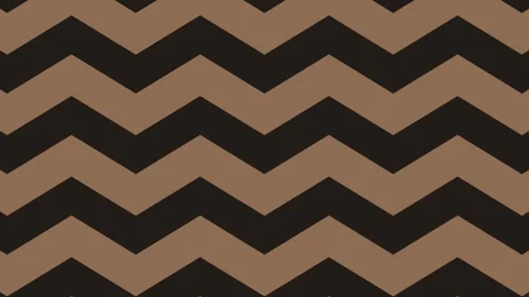 Brown zig zag background, simple line geometric design flat  video looping Video stock 297429163