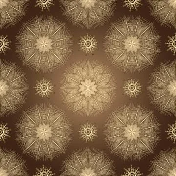 Browne seamless pattern Stock Illustration