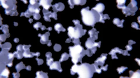 Brownian motion. 3D animation. Stock-Footage 113246041