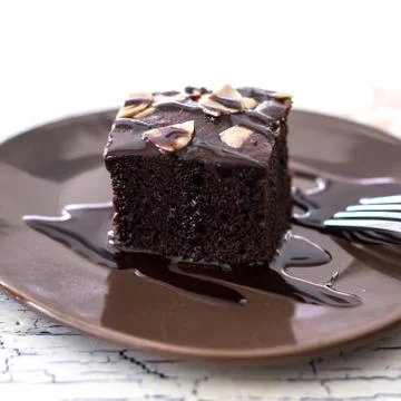 Brownie cake Stock Photos