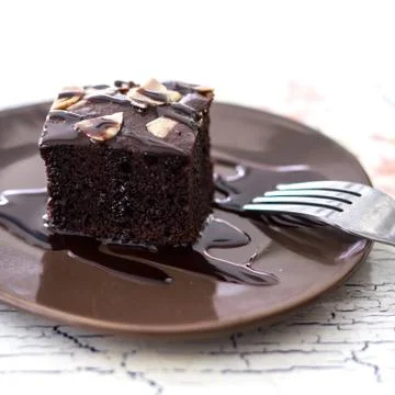 Brownie cake Stock Photos