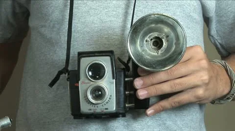 Brownie Camera Retro 库存影片 10916591
