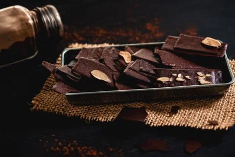 Brownie Crisps. Foto stock