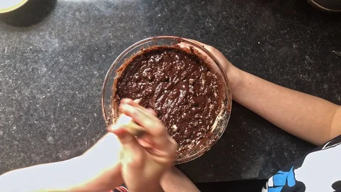 Brownie Mix Stock Footage 128547539