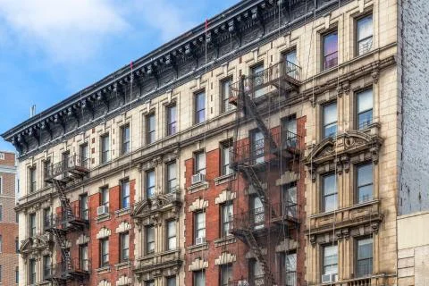 Brownstone Homes Stock Photos