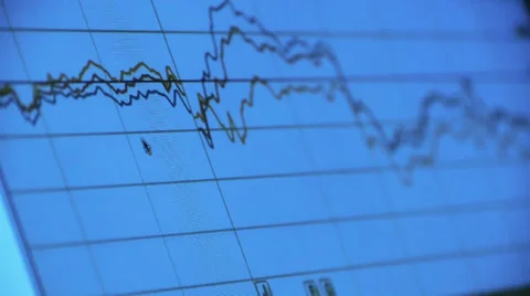 Browse the business data wavy chart,computer show financial stock digital. Stock Footage 35482477