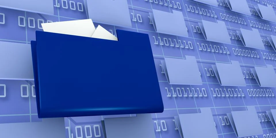 Browse computer data 스톡 일러스트