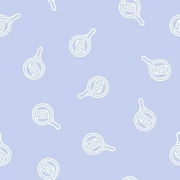 Browse folder line vector seamless pattern 库存插图