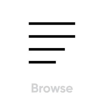 Browse icon. Editable Vector Outline. Stock Illustration
