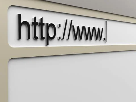 Browser address bar Illustration