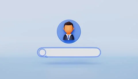 Browser button for web, Search bar design icon symbols, Navigation Stock Illustration