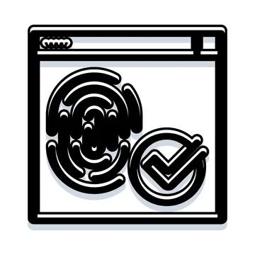 Browser fingerprinting for internet security and authentication Stock Illustration