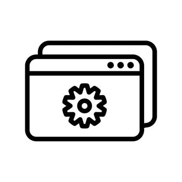 Browser icon Stock-Illustration