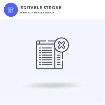 Browser icon vector, filled flat sign, solid pictogram isolated on white, logo Stock Illustration