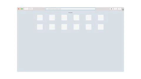 Browser Illustrazione stock