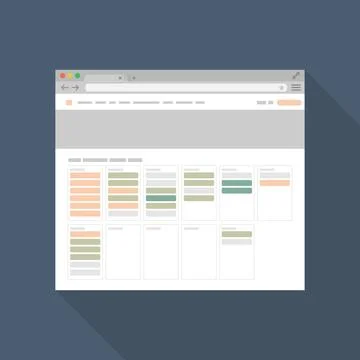 Browser Stock Illustration
