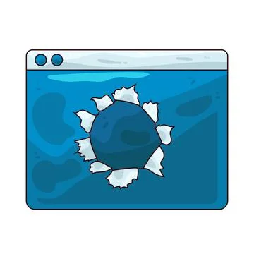 Browser illustration Stock-Illustration