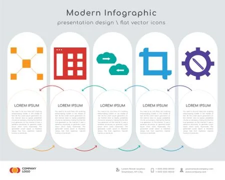 Browser infographics design イラスト素材